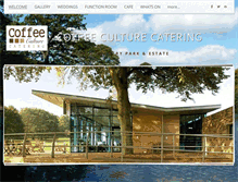 Tablet Screenshot of coffeeculturecatering.com